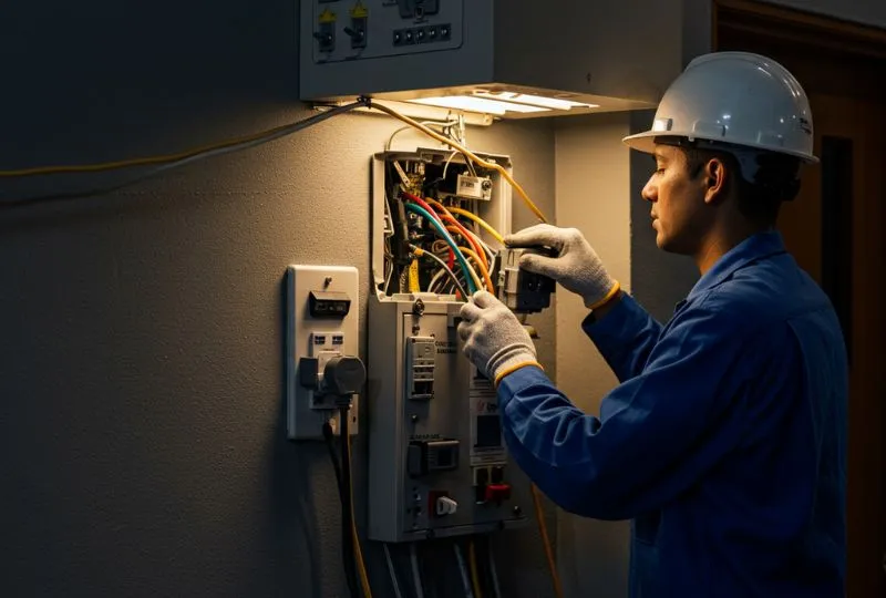 Qual é o valor da visita de um eletricista residencial