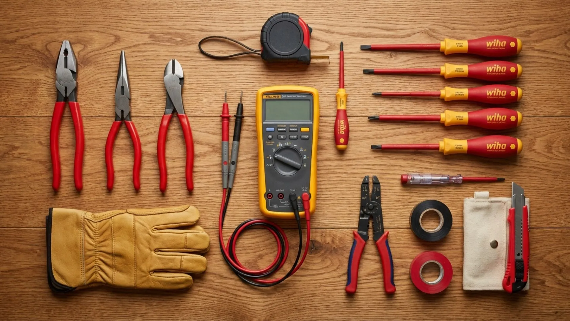 Eletricista autônomo realizando instalação residencial