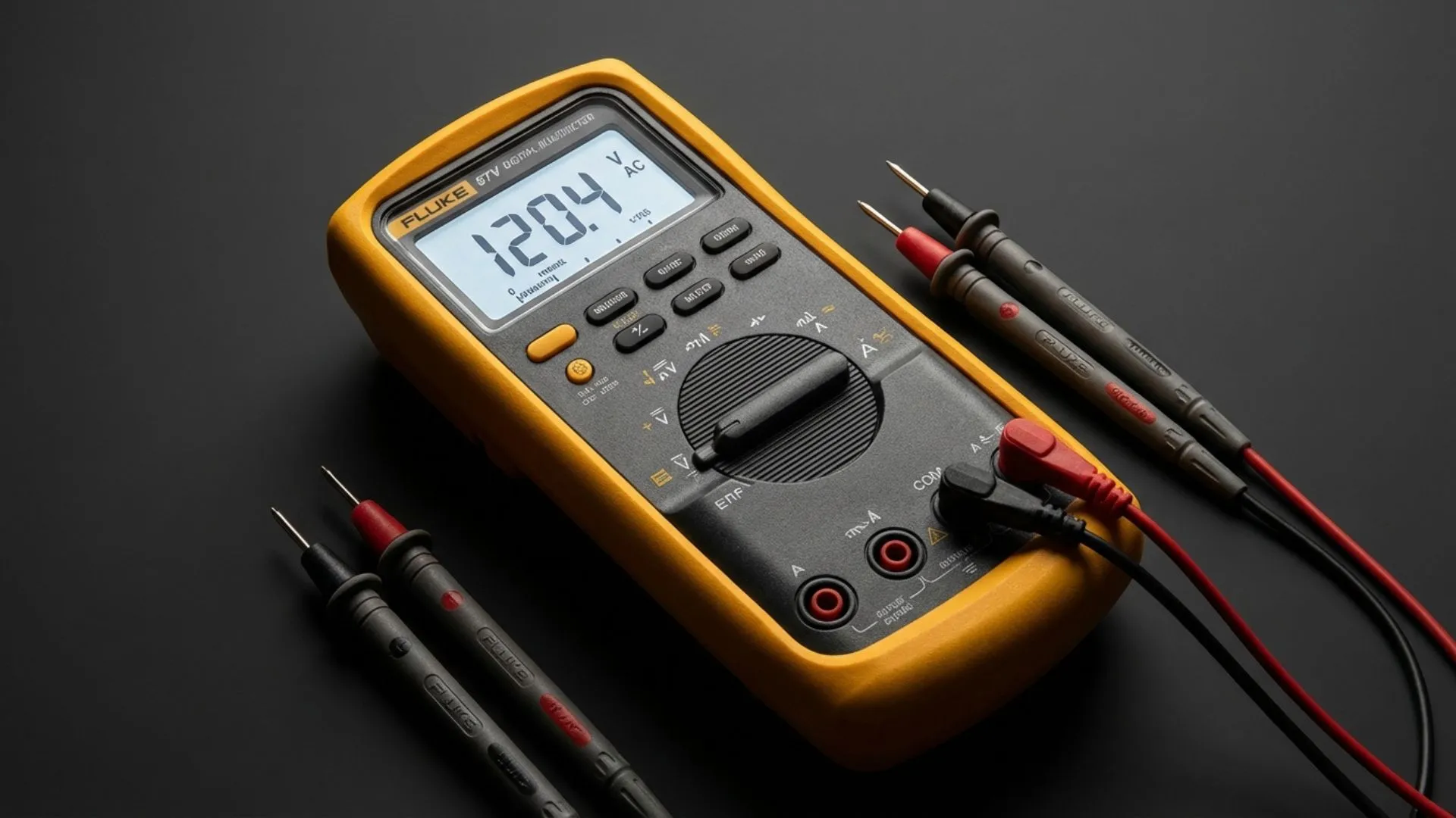 Eletricista autônomo utilizando ferramentas profissionais em obra