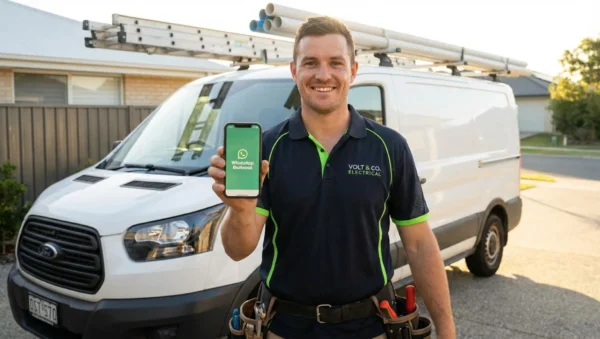 Eletricista realizando manutenção em instalação elétrica, com salário de R$ 5,7 mil em 2026
