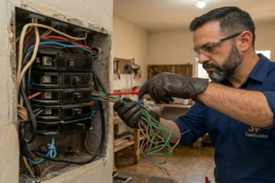 Troca de fiação antiga em Cascavel PR: quando a instalação da casa vira risco