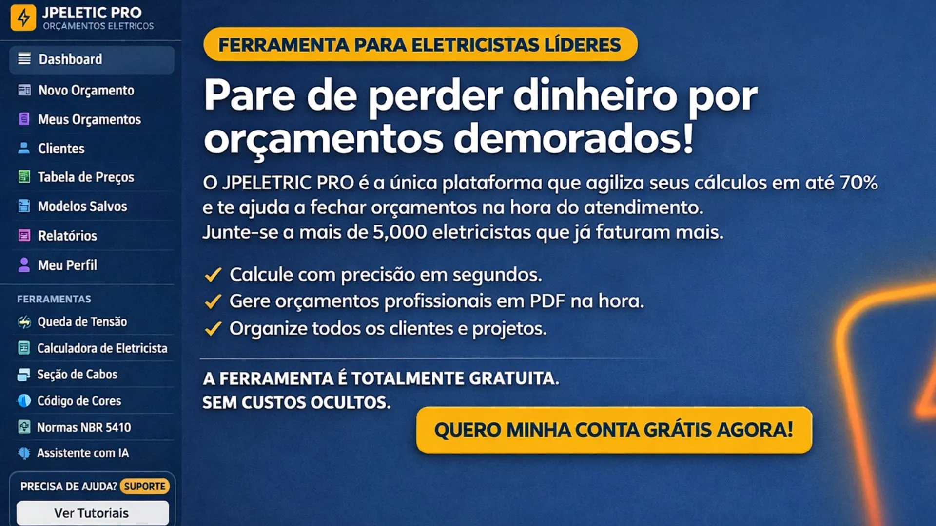 JPeletric Pro — Ferramenta para Eletricistas
