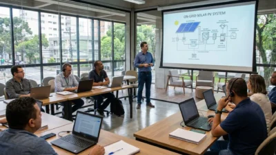 Capa do artigo sobre como financiar energia solar e cortes na ONS até 2030
